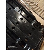 vidaXL Slaapbankframe uittrekbaar metaal zwart 90x200 cm