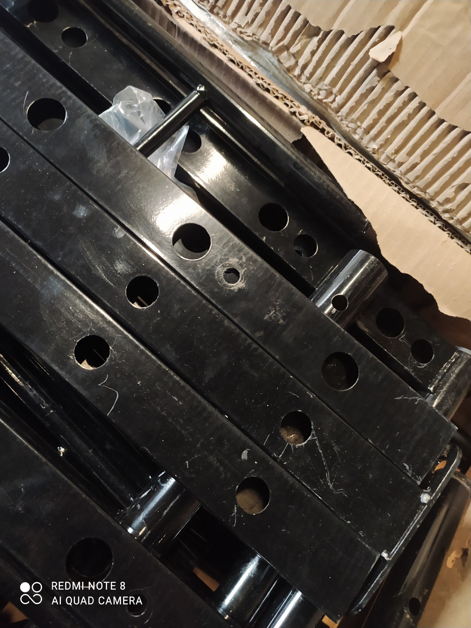 vidaXL Slaapbankframe uittrekbaar metaal zwart 90x200 cm