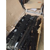 vidaXL Slaapbankframe uittrekbaar metaal zwart 90x200 cm