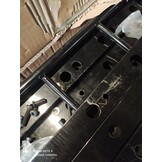 vidaXL Slaapbankframe uittrekbaar metaal zwart 90x200 cm