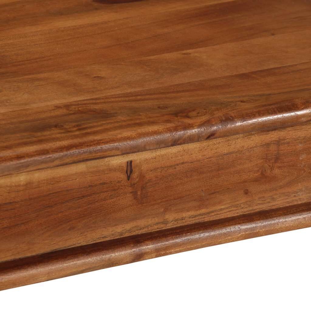 vidaXL Eettafel 80x80x77 cm massief acaciahout