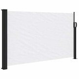vidaXL Uittrekbaar Windscherm 117x300cm Wit - 35% Korting!