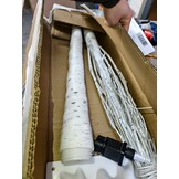 Kunstboom Berk 150 cm met 120 LEDS - Wit | 70% Korting