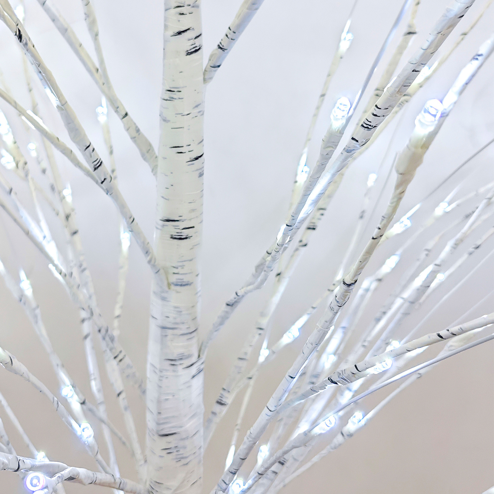 Kunstboom Berk 150 cm met 120 LEDS - Wit | 70% Korting