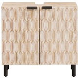 vidaXL Badkamer Wastafelkast Effen Wit - 55% Korting