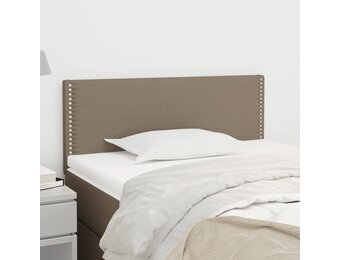 vidaXL Hoofdbord 100x5x78/88 cm stof taupe - 42% Korting!