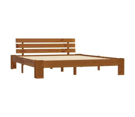 vidaXL Houten Bedframe met Hoofdbord - 35% Korting - 160x200 cm