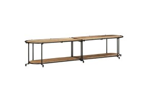 vidaXL TV-meubel 200cm | Massief Mangohout | 35% Korting