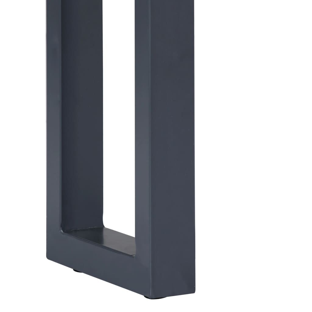 VidaXL Wandtafel Massief Acaciahout & Ijzer - 35% Korting!