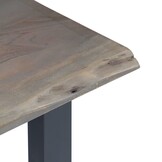 VidaXL Wandtafel Massief Acaciahout & Ijzer - 35% Korting!