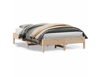 vidaXL Bedframe Massief Grenenhout 120x200 cm - 55% Korting!
