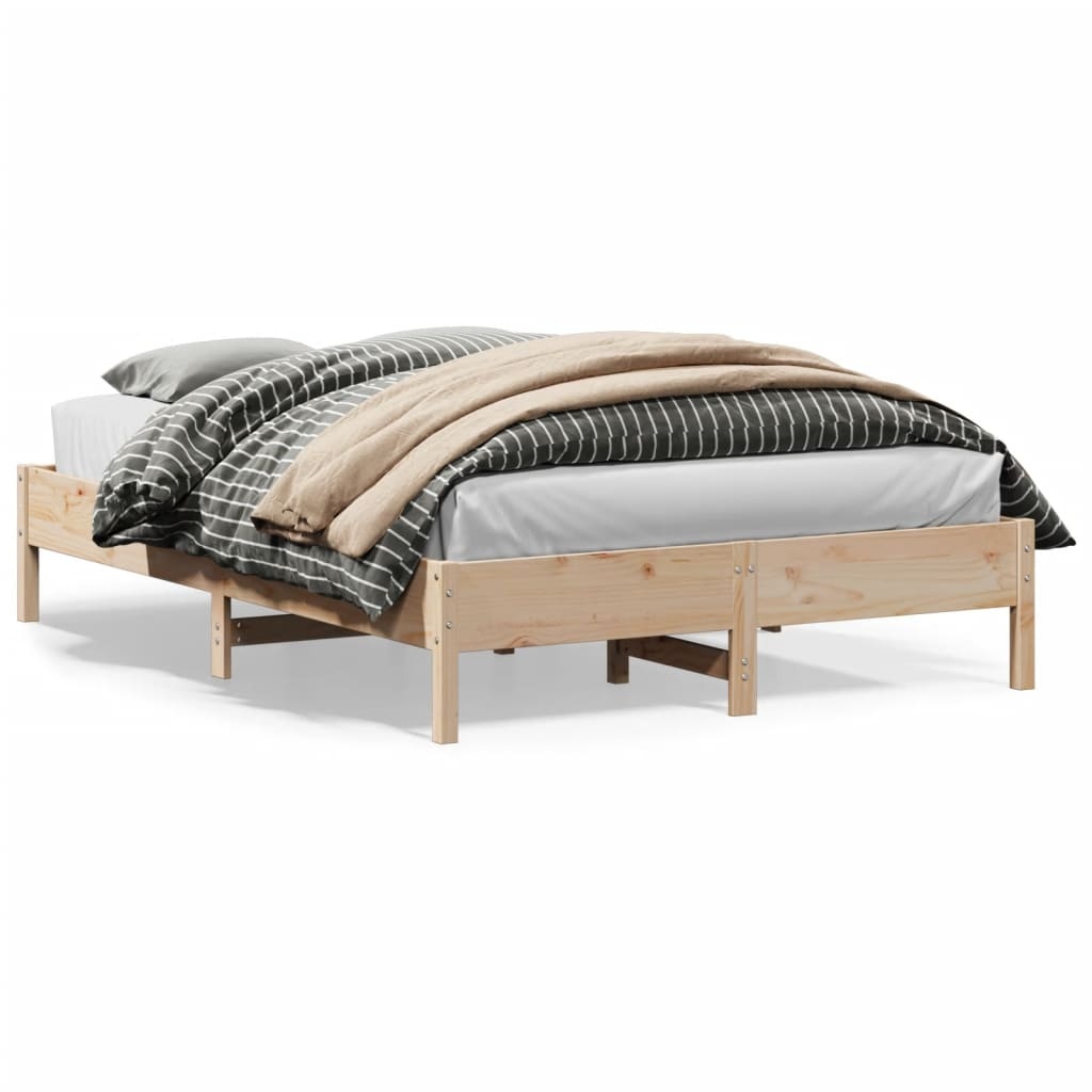 vidaXL Bedframe Massief Grenenhout 120x200 cm - 55% Korting!