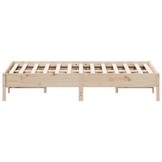 vidaXL Bedframe Massief Grenenhout 120x200 cm - 55% Korting!