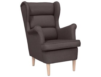 vidaXL Fauteuil Donkerbruin Stof - 35% Korting