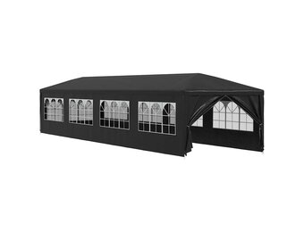 vidaXL Partytent 3x12 m Antraciet - Retour - 55% Korting!