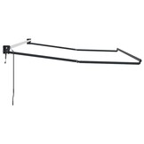 Markies Antraciet 3,5 x 2,5 m Metaal