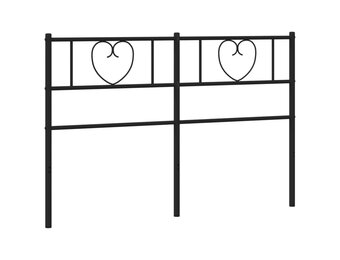 vidaXL Hoofdbord 160 cm Metaal Zwart - 41% Korting!