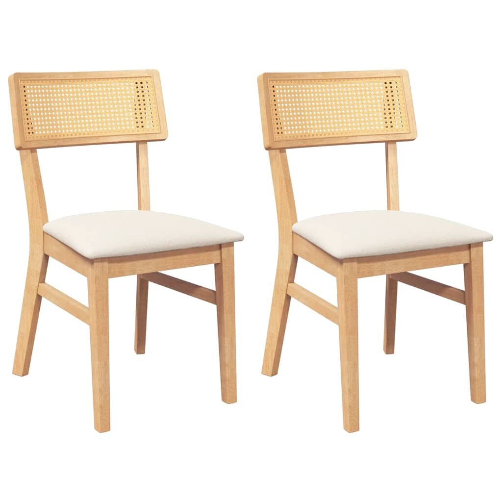 vidaXL Eetkamerstoelen 2 st. Massief Hout - 42% Korting!