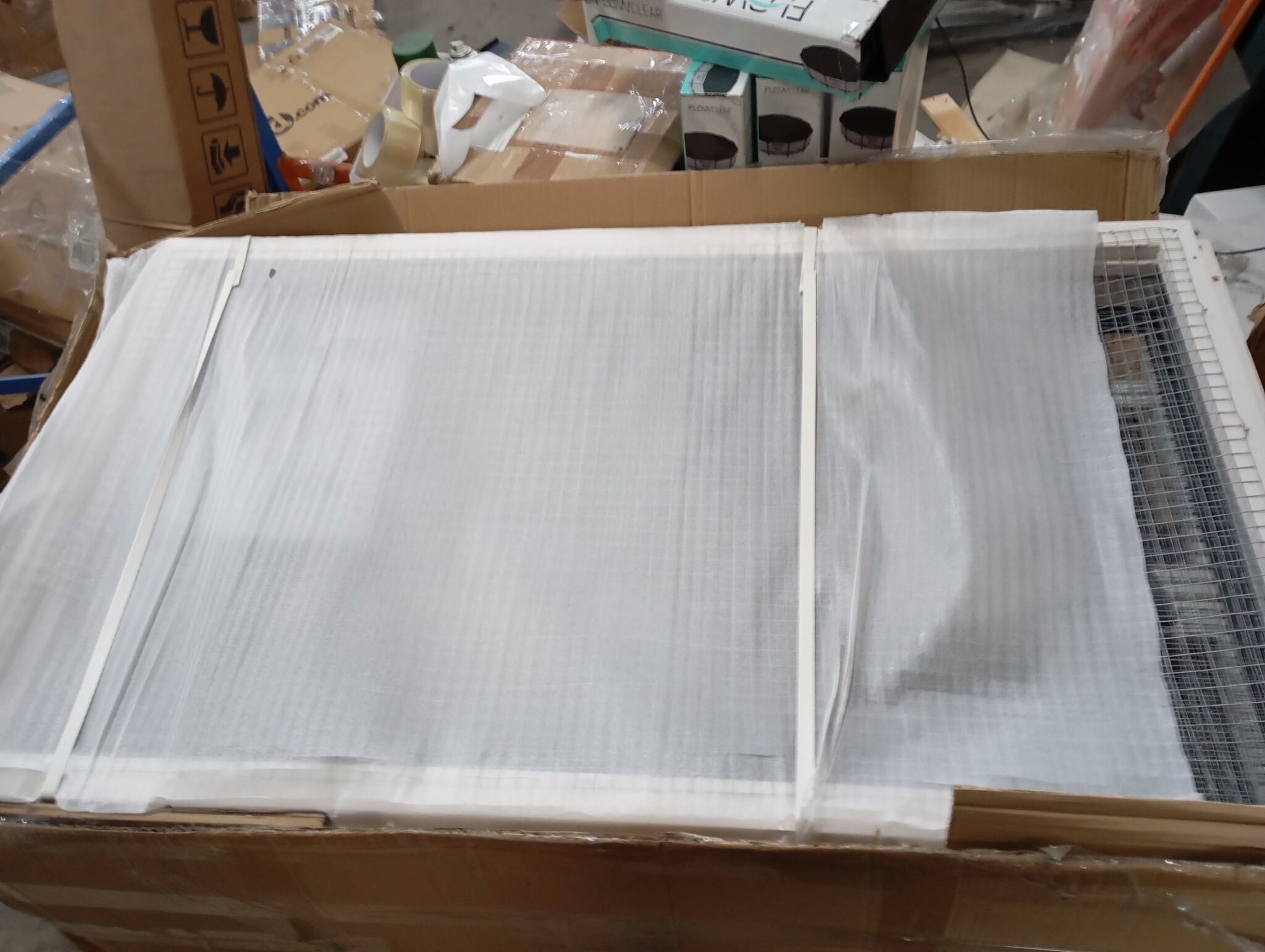 vidaXL Konijnenhok 310x70x87 cm massief grenen- en vurenhout grijs