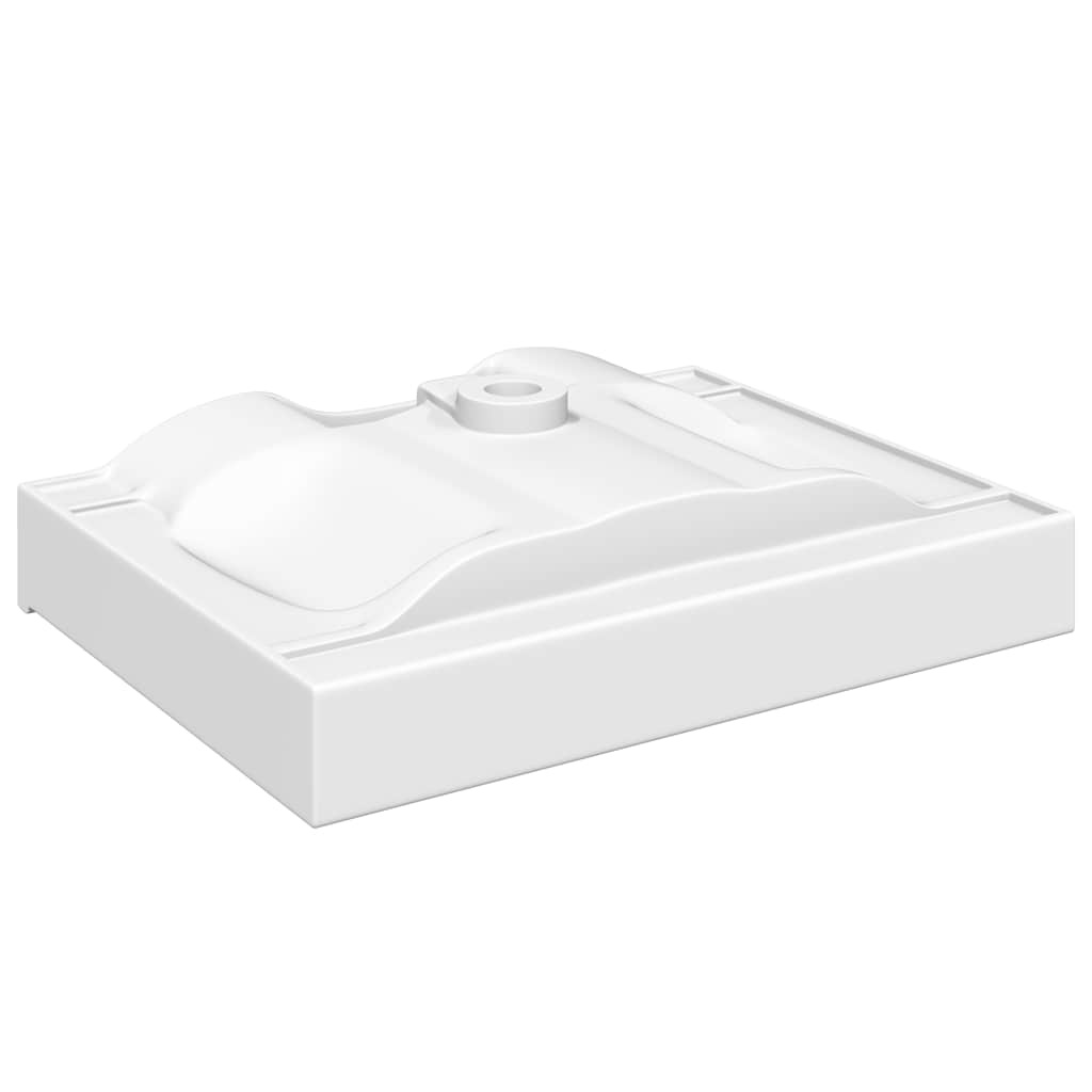 vidaXL Wastafel met kraangat rechthoekig 60x46 cm keramiek wit