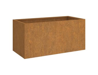 vidaXL Plantenbak 62x30x29 cm cortenstaal