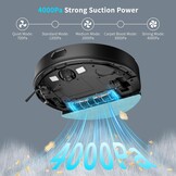 V2 Robotstofzuiger met Dweilfunctie en Automatisch Ledigen 3.5L, 4000Pa, LiDAR Navigatie, 3D Mapping, App Besturing, Stofzuiger Robot Ideaal voor Huisdierharen, Tapijten en Harde Vloeren