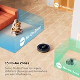 V2 Robotstofzuiger met Dweilfunctie en Automatisch Ledigen 3.5L, 4000Pa, LiDAR Navigatie, 3D Mapping, App Besturing, Stofzuiger Robot Ideaal voor Huisdierharen, Tapijten en Harde Vloeren