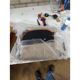 vidaXL Barkrukken 2 st 41x29x62 cm donkerbruin