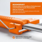 Latschbacher Signumat Sliding caliper 80 cm for measuring trees, Signumat, durable and high-quality, abraison-proof numeric scale on both side