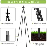 Garten Obelisk Plantenrek Set - 4x Klimhulp 1.2m - 30% Korting