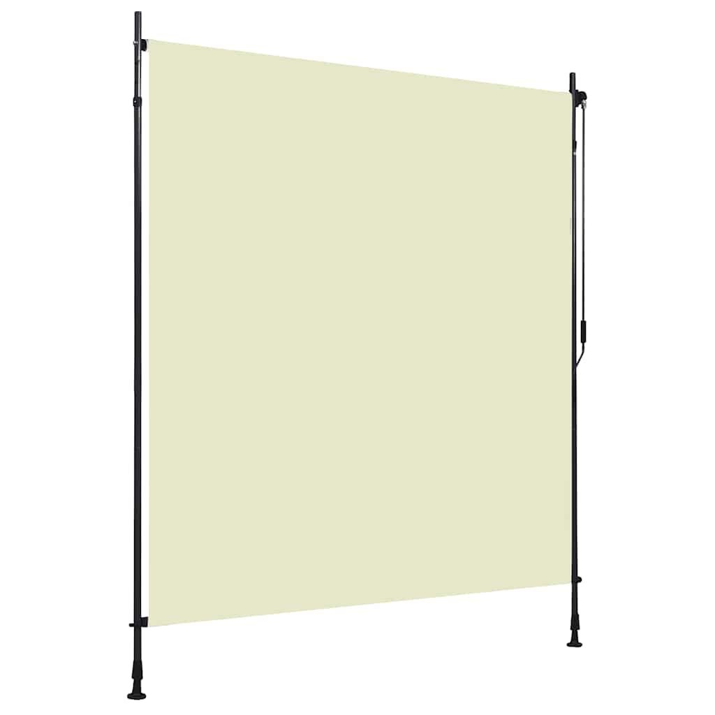 vidaXL Rolgordijn voor buiten 200x270 cm crème