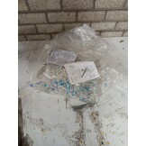 vidaXL Rendierfamilie Kerstmis warmwit 270x7x90 cm mesh goudkleurig