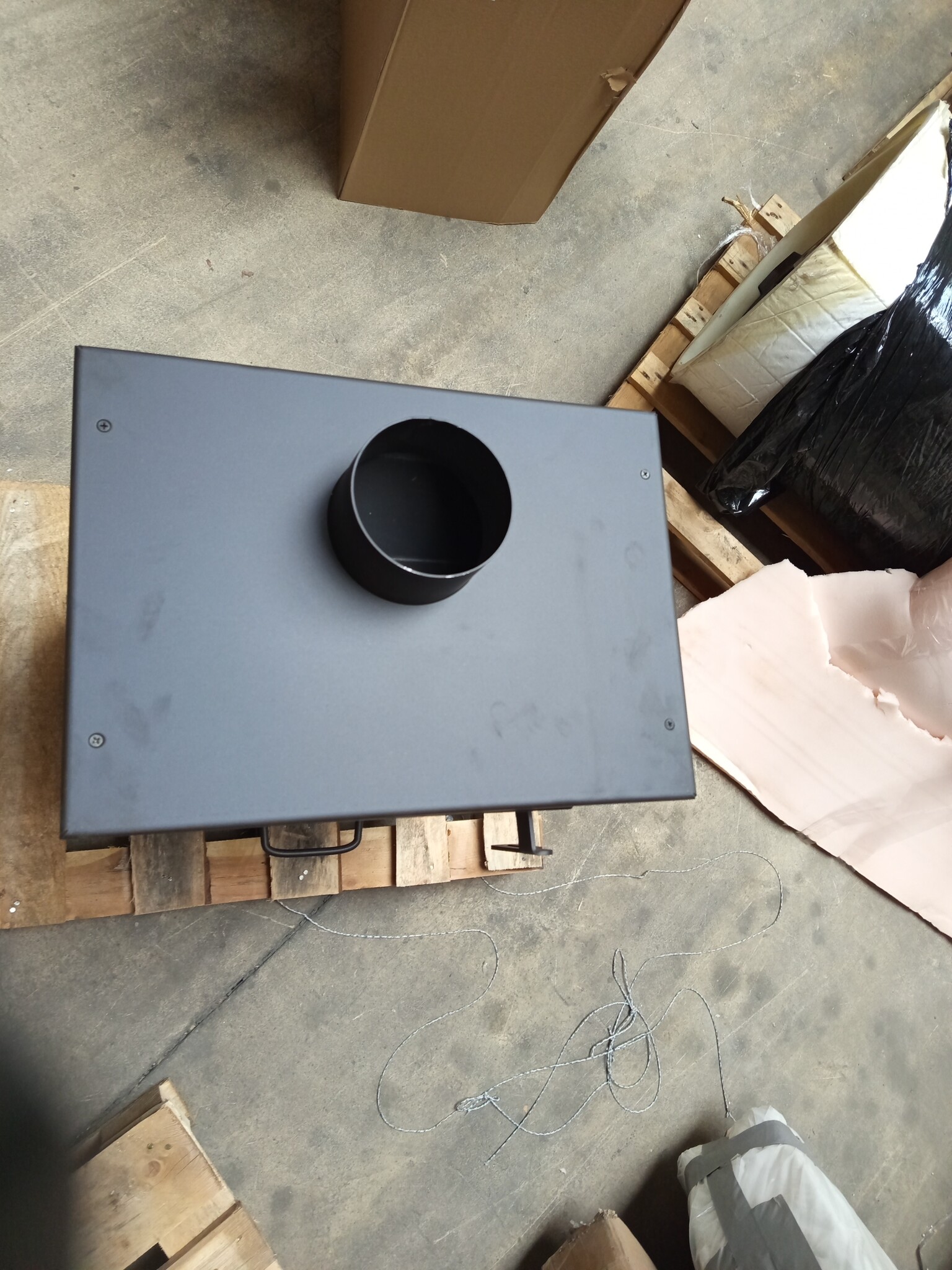 Houtkachel - binnen - vrijstaand - 12 KW - staal