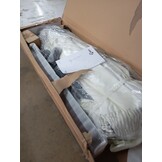 vidaXL Roma Parasol Beige 286 x 285 x 265 cm Polyester, Aluminium