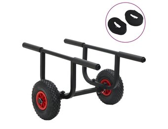 vidaXL Kajaktrolley 90 kg aluminium