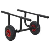 vidaXL Kajaktrolley 90 kg aluminium
