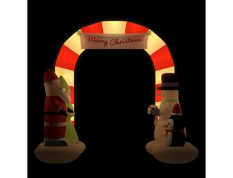 VidaXL Opblaasbare Kerstboog LED - 260 cm | -35%