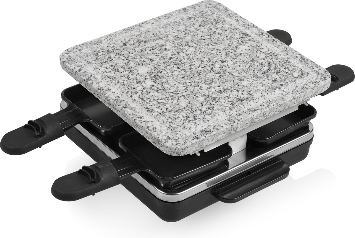 Tristar Gourmetset RA-2745 - 34% Korting - 4 Persoons Raclette & Steengrill