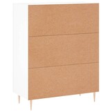 vidaXL Dressoir Wit Bewerkt Hout - 57% Korting!