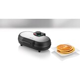 Unold Dubbele Pancakemaker Zwart/RVS - 55% Korting!