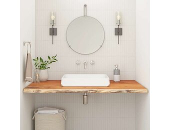 vidaXL Rechthoekig Acaciahout Wastafelblad 90x60cm - 47% Korting!