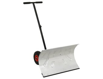 vidaXL Handmatige sneeuwschuiver met wielen