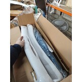 vidaXL Schommelstoel Fluweel Blauw - 55% Korting!