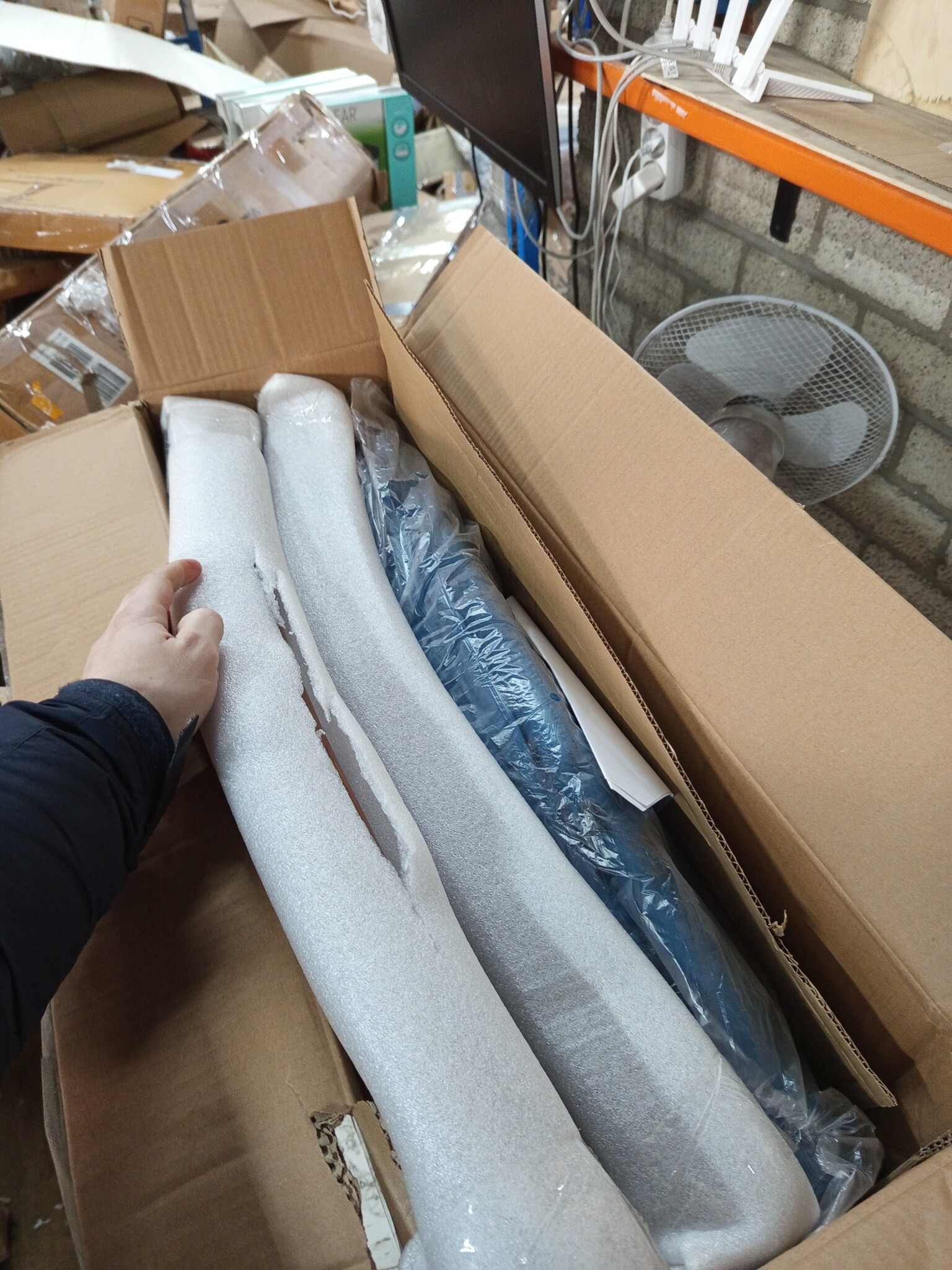 vidaXL Schommelstoel Fluweel Blauw - 55% Korting!