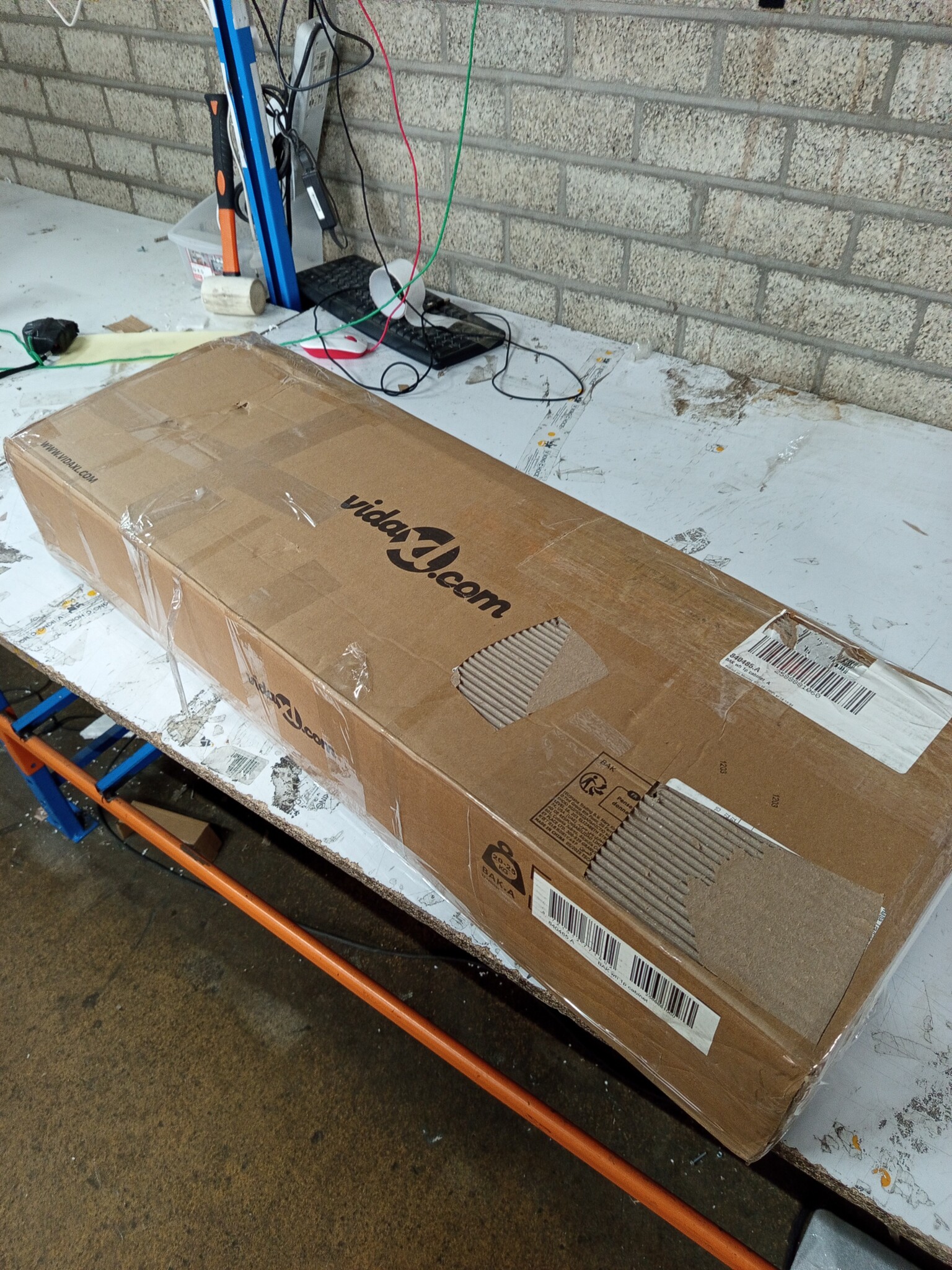 vidaXL Dressoir 60x31x84 cm wit | Retour met 55% Korting!