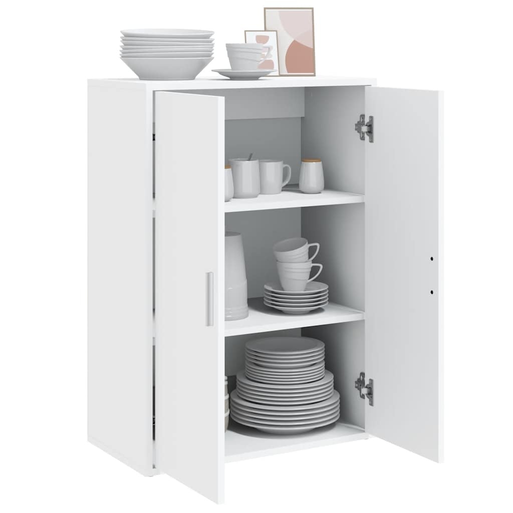 vidaXL Dressoir 60x31x84 cm wit | Retour met 55% Korting!