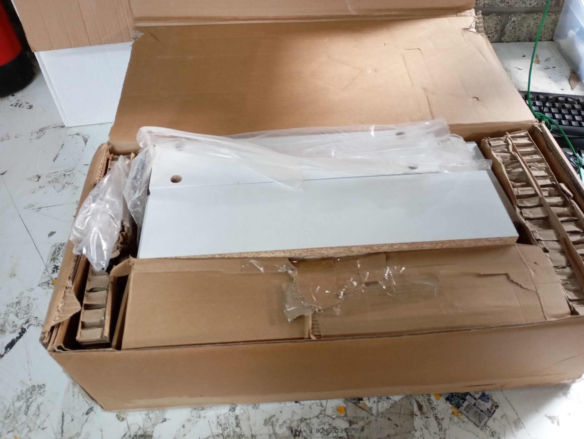 vidaXL Nachtkastjes Wandmontage Wit - 2 stuks (55% korting)