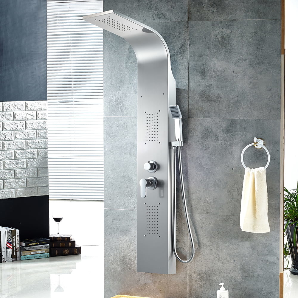 Designer RVS Regendouche Set: Hydro Massage | 60% Korting