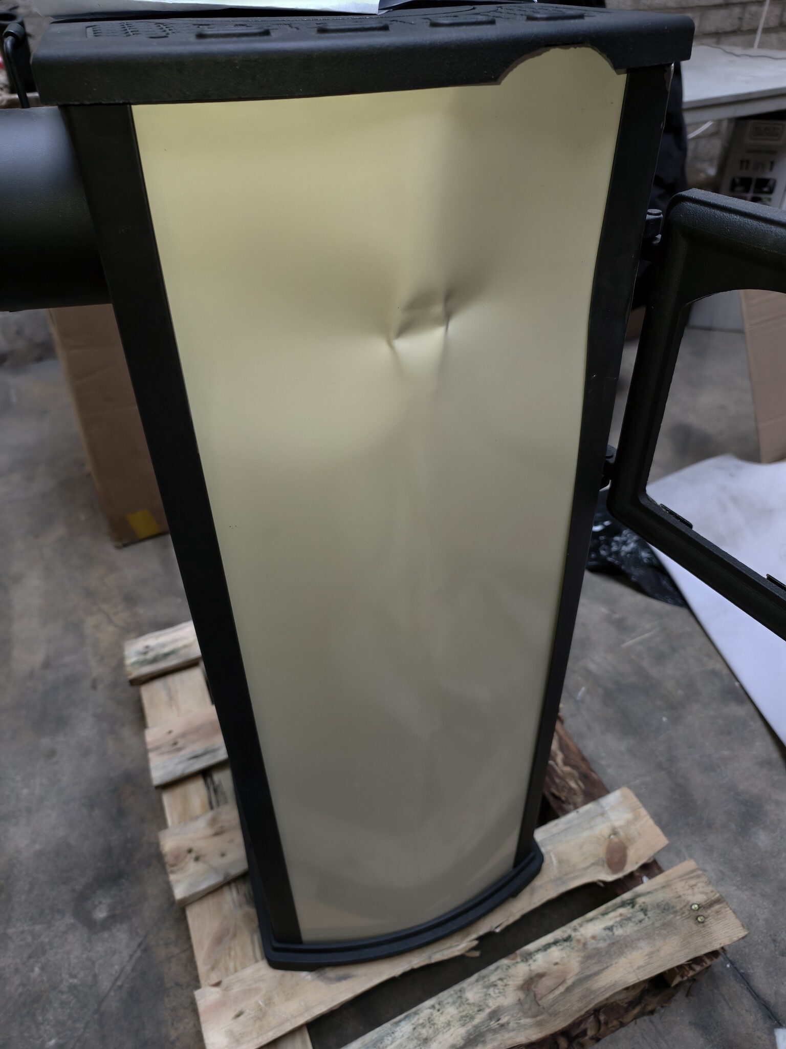 Houtkachel Staal Gietijzer 8.5KW - 53% Korting!