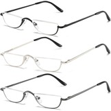 Half Moon Leesbril Metalen Frame - Heren & Dames | 37% Korting